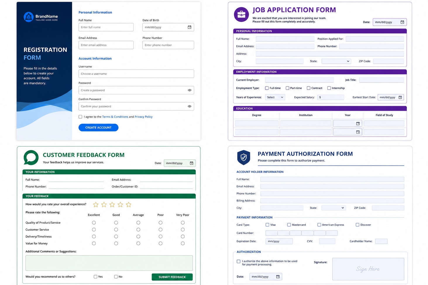 Portfolio for PDF Redesign / Editing