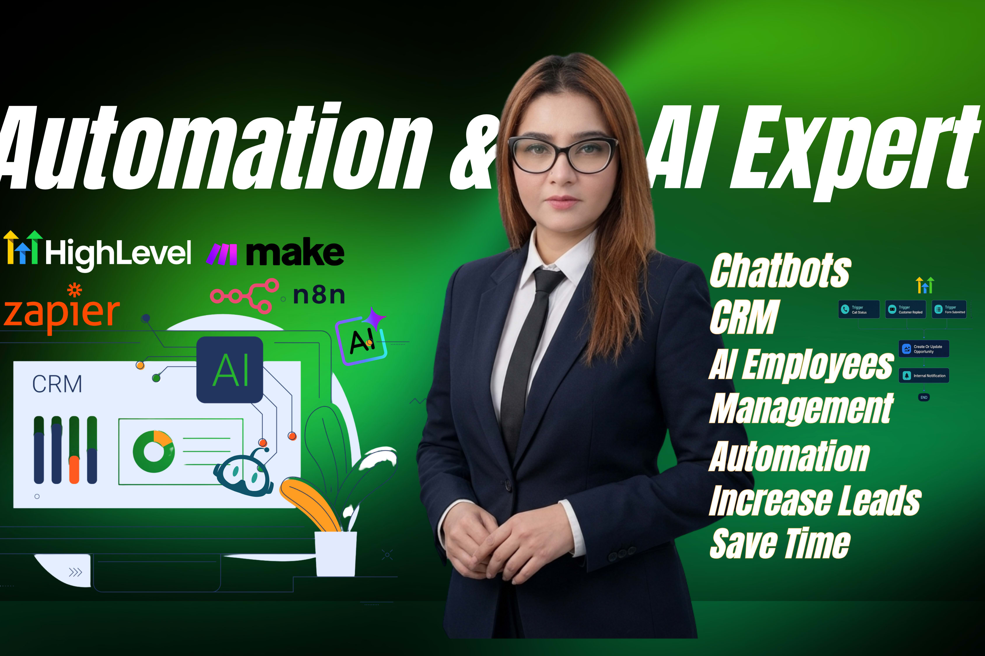 Portfolio for AI Automation & Business CRM Automation