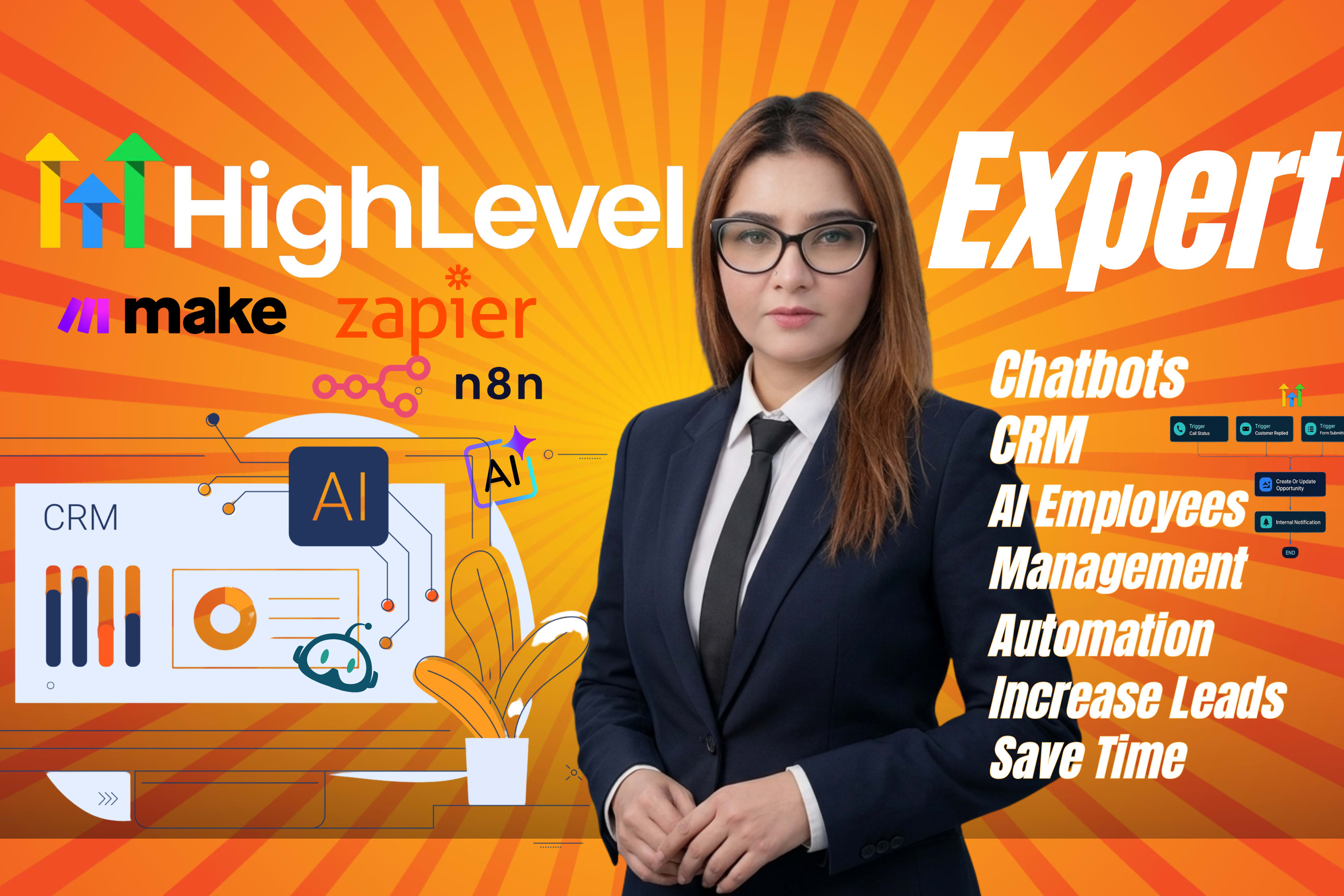Portfolio for GoHighLevel CRM Setup AI Automations