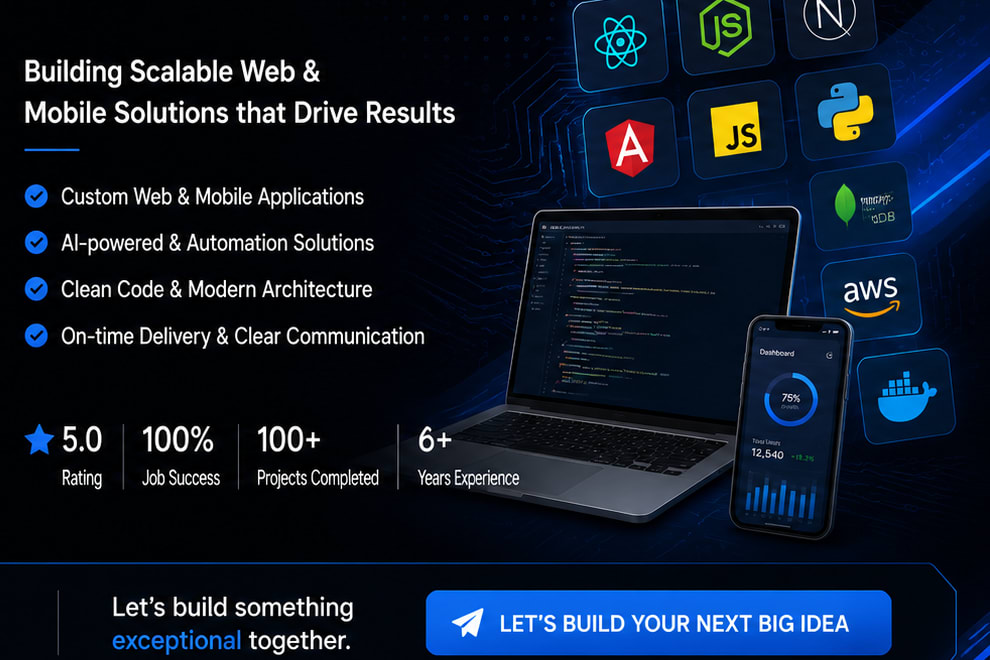 Portfolio for Full-Stack Website Development