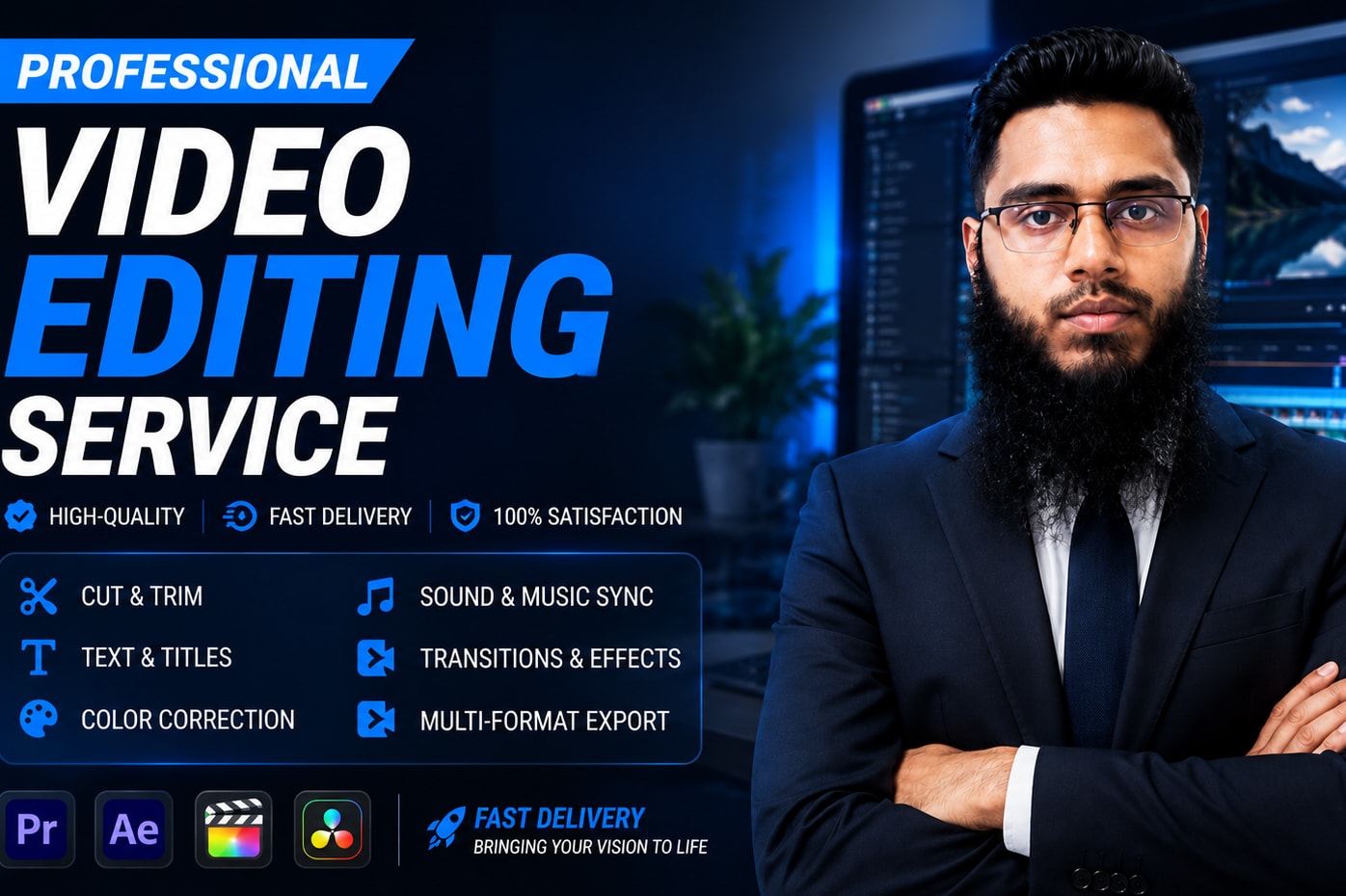 Portfolio for Professional video editing