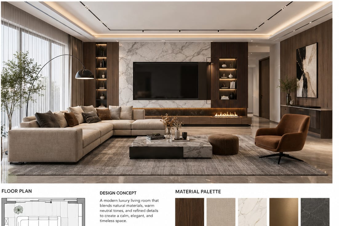 Portfolio for 2D / 3D Interior Rendering