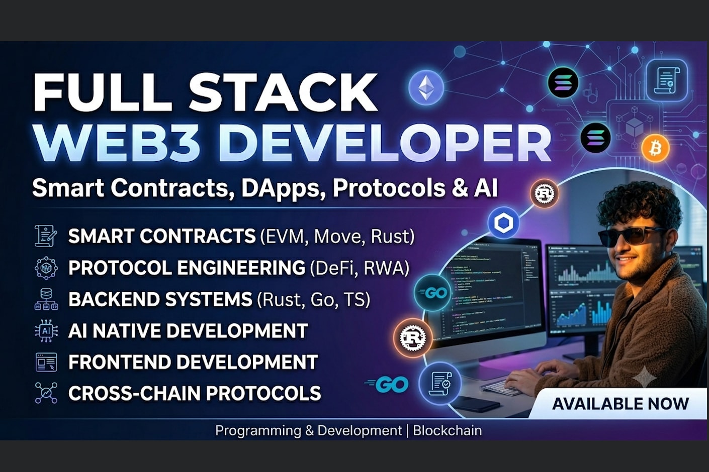 Portfolio for Full Stack Web3 Developer
