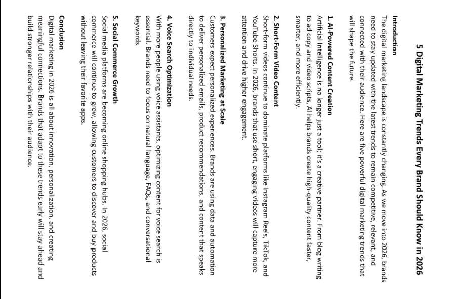 Portfolio for content writing ,article writing