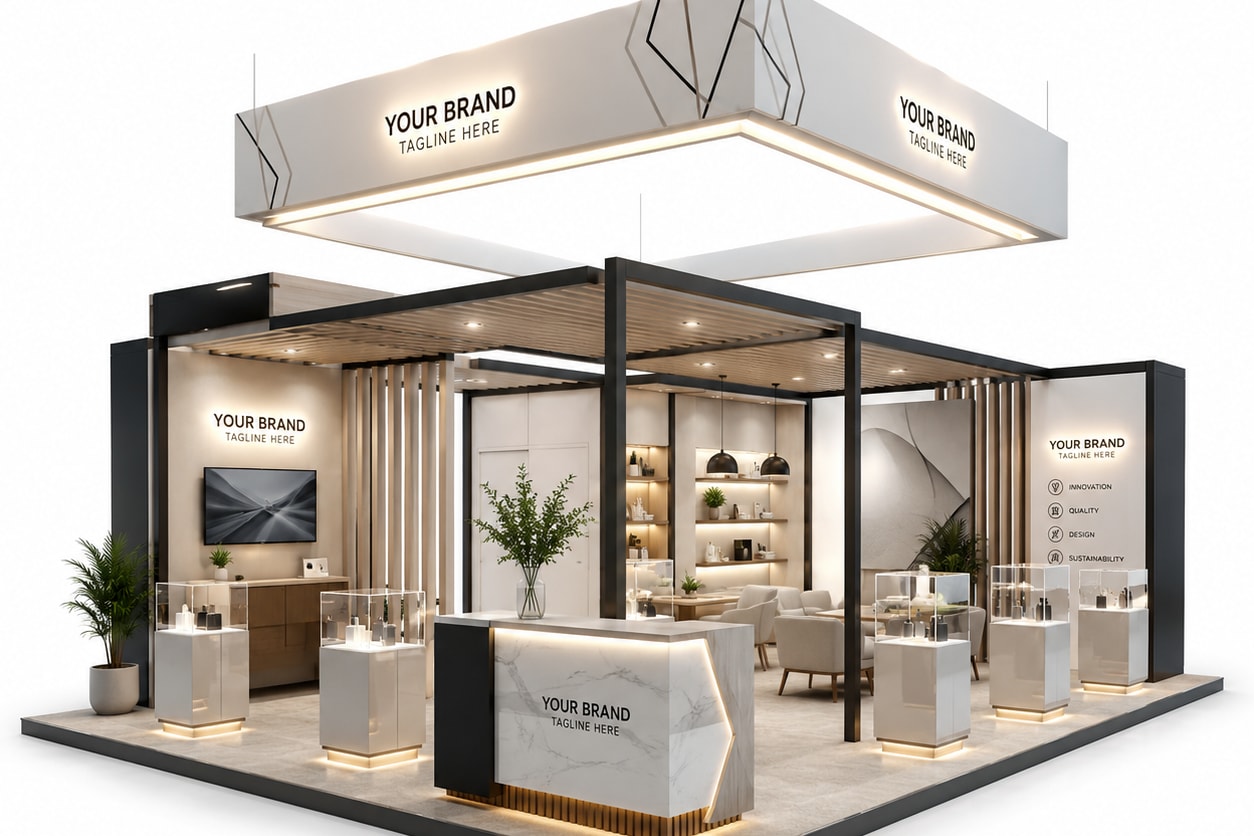 Portfolio for Booth Design 2D/3D