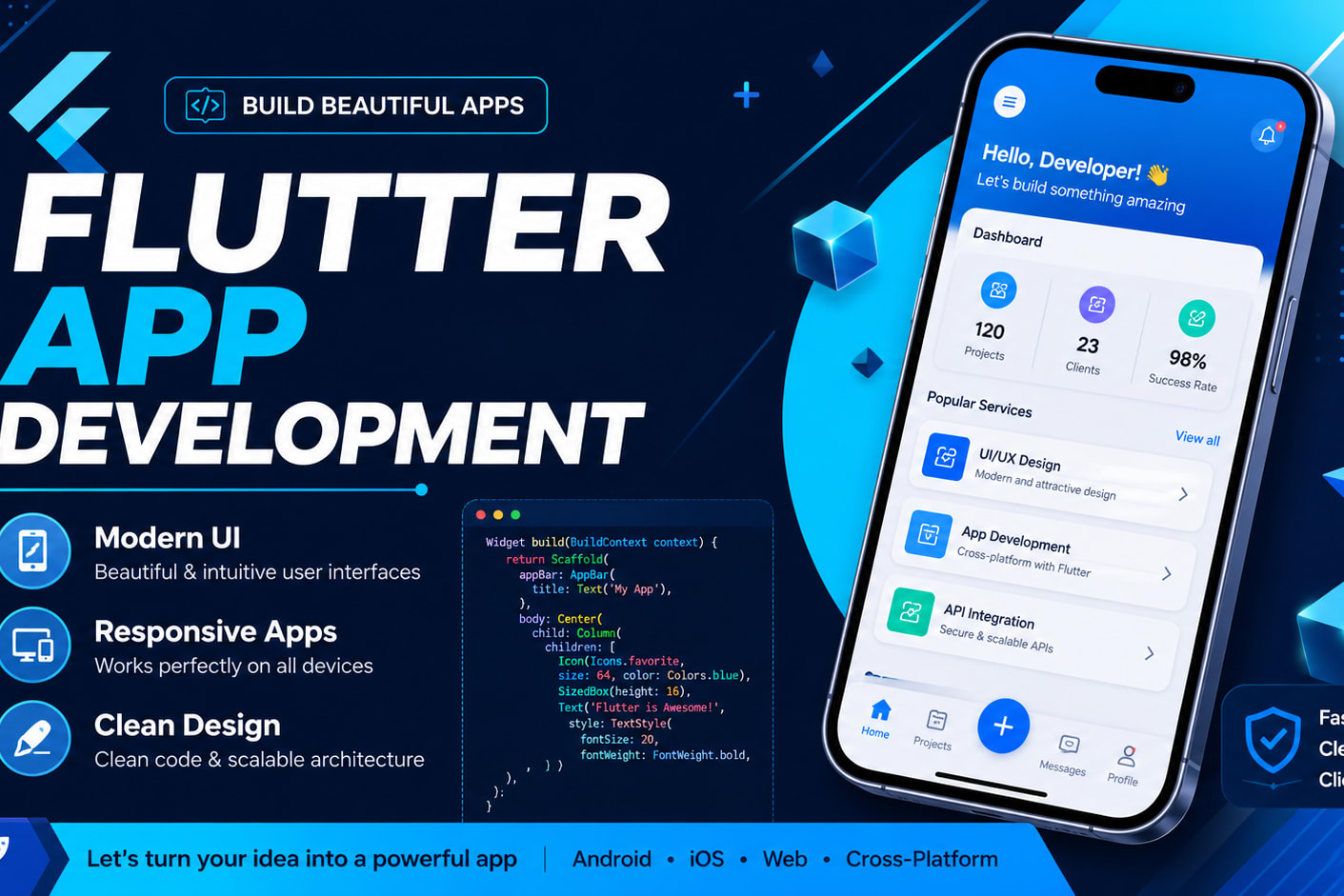 Portfolio for Mobile App development
