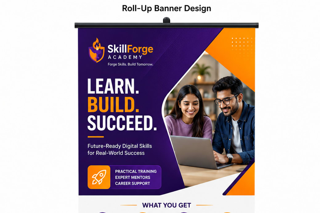 Portfolio for Roll-Up Banner Design