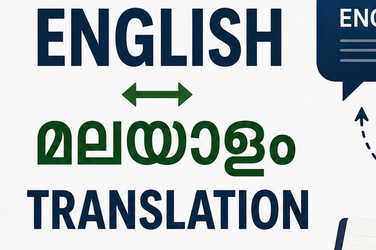 Portfolio for english and malayalam translation