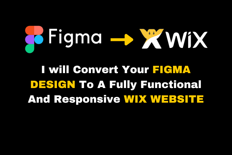 Portfolio for convert figma design to wix website
