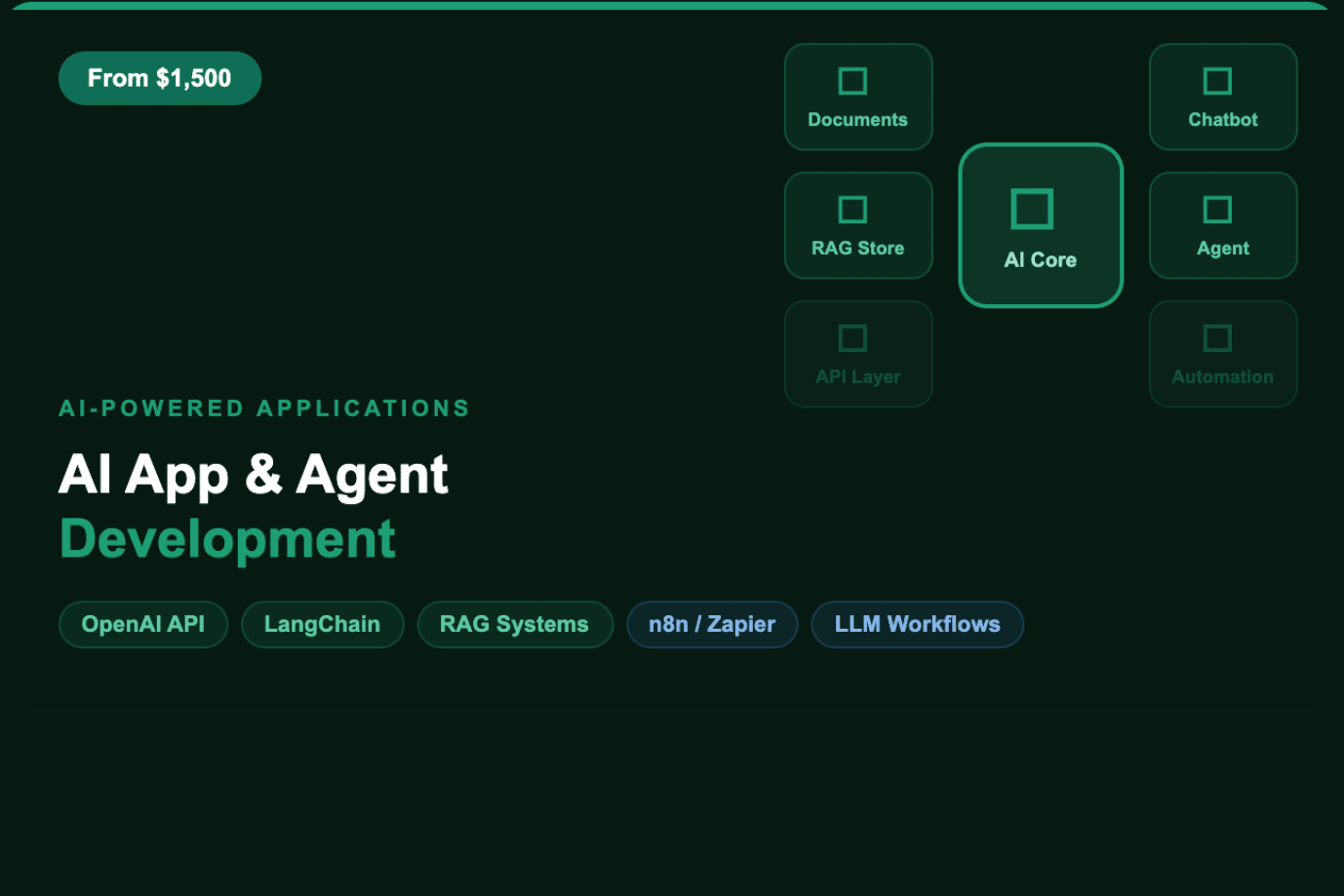 Portfolio for AI-Powered App & Agent Development