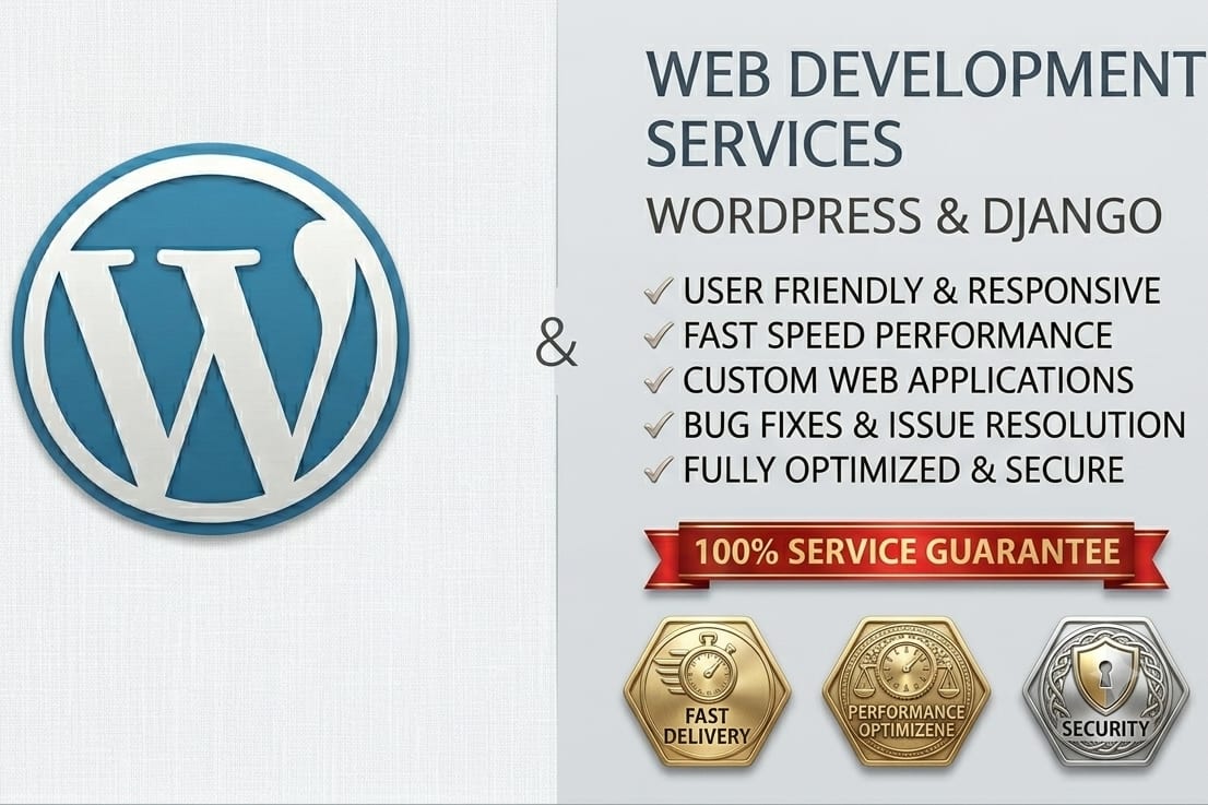 Portfolio for Expert WordPress & Django Developer