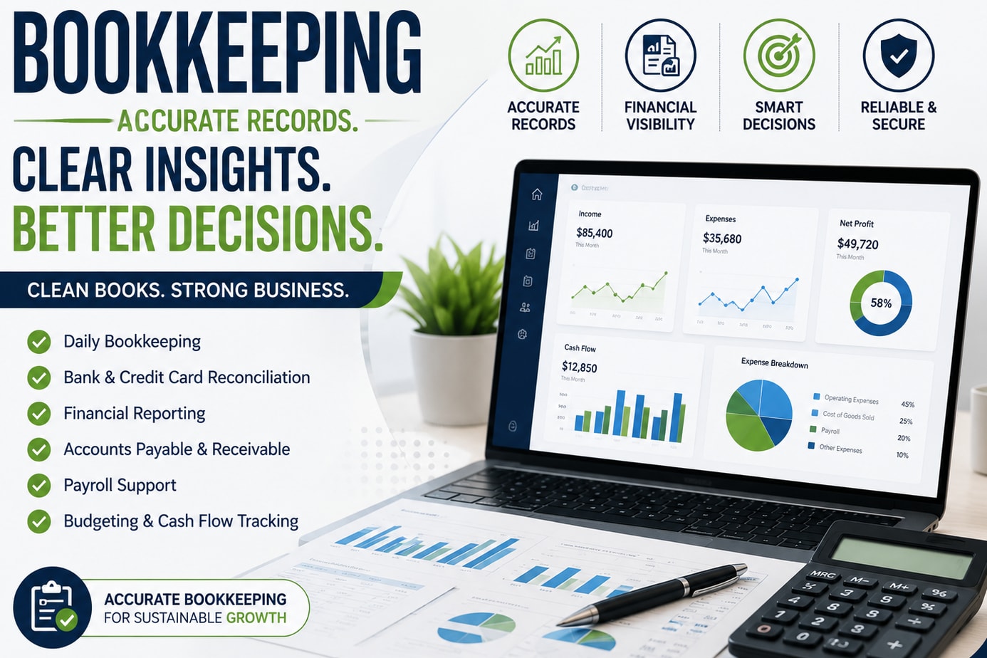 Portfolio for Bookkeeping Expert | QuickBooks Online