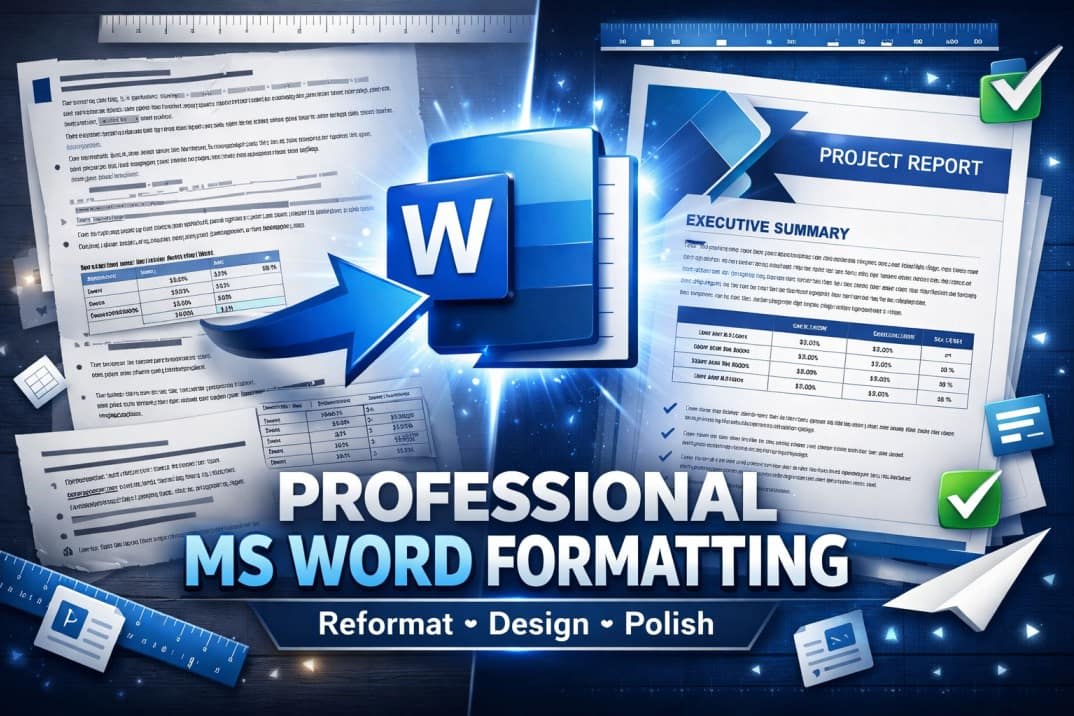 Portfolio for Format and design MS Word document