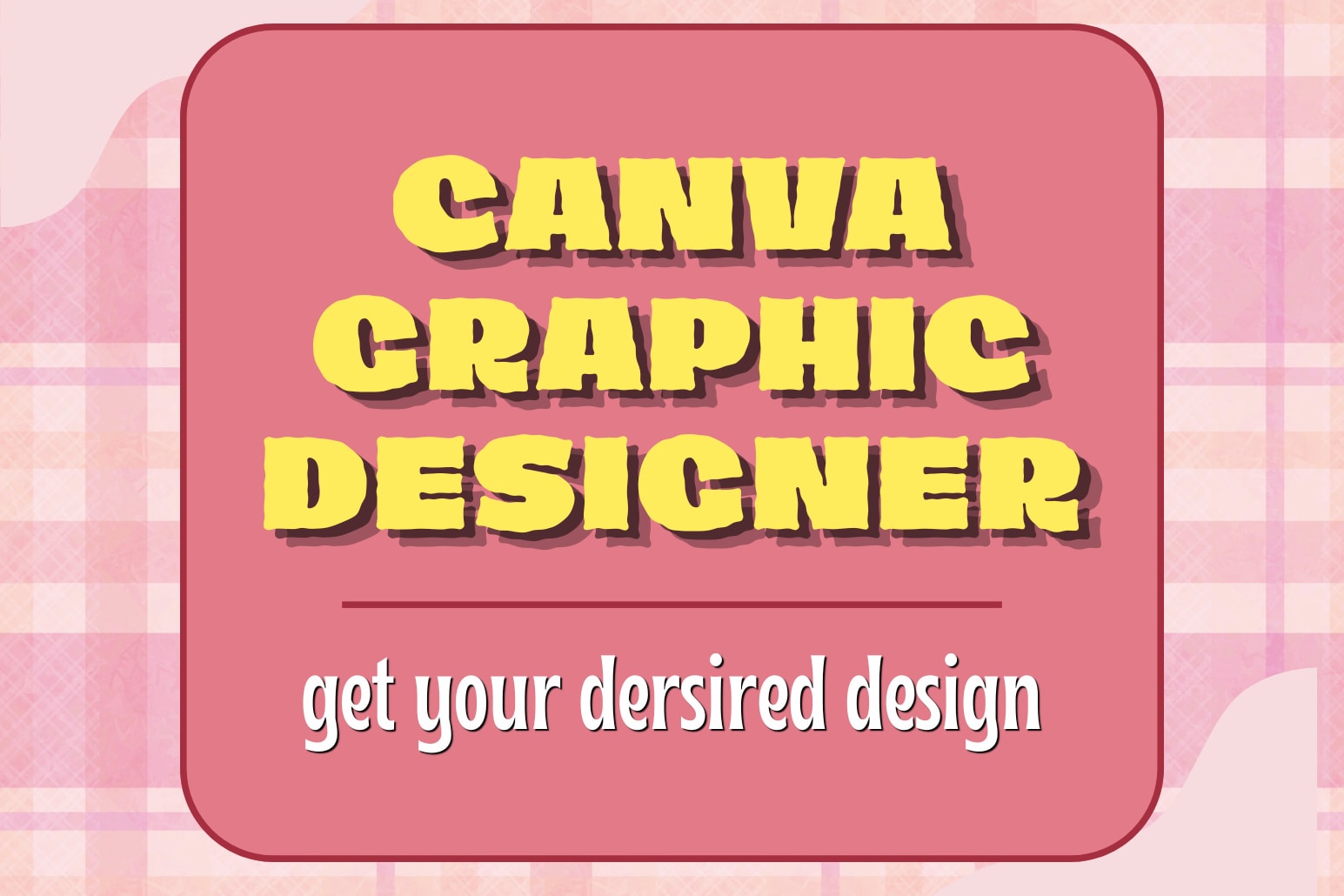 Portfolio for Canva Graphic Designing