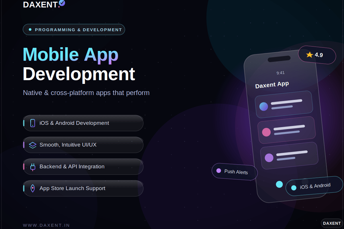 Portfolio for Mobile App Development