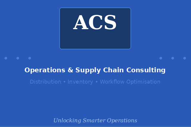 Portfolio for Operations & Supply Chain Consulting