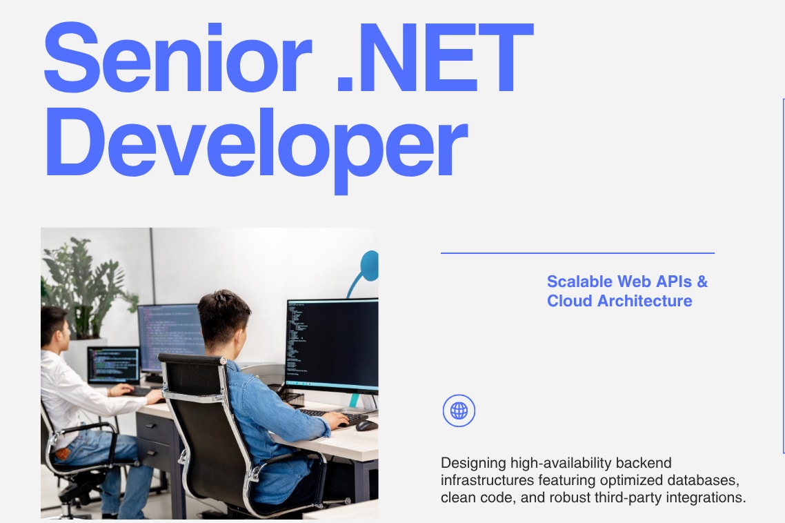 Portfolio for Full Stack .NET Developer