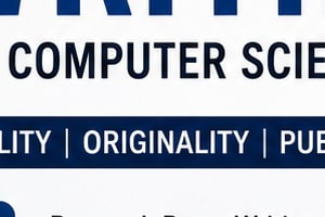 Portfolio for Research Paper Writing Computer Science