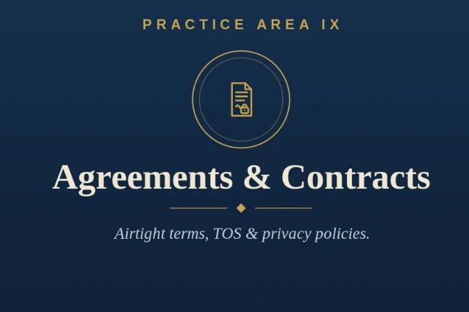 Portfolio for Agreements, Contracts, & Privacy Policy