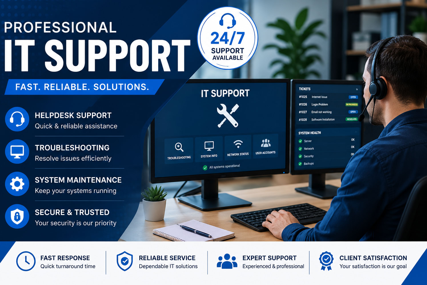 Portfolio for IT Support, Virtual Assistance.