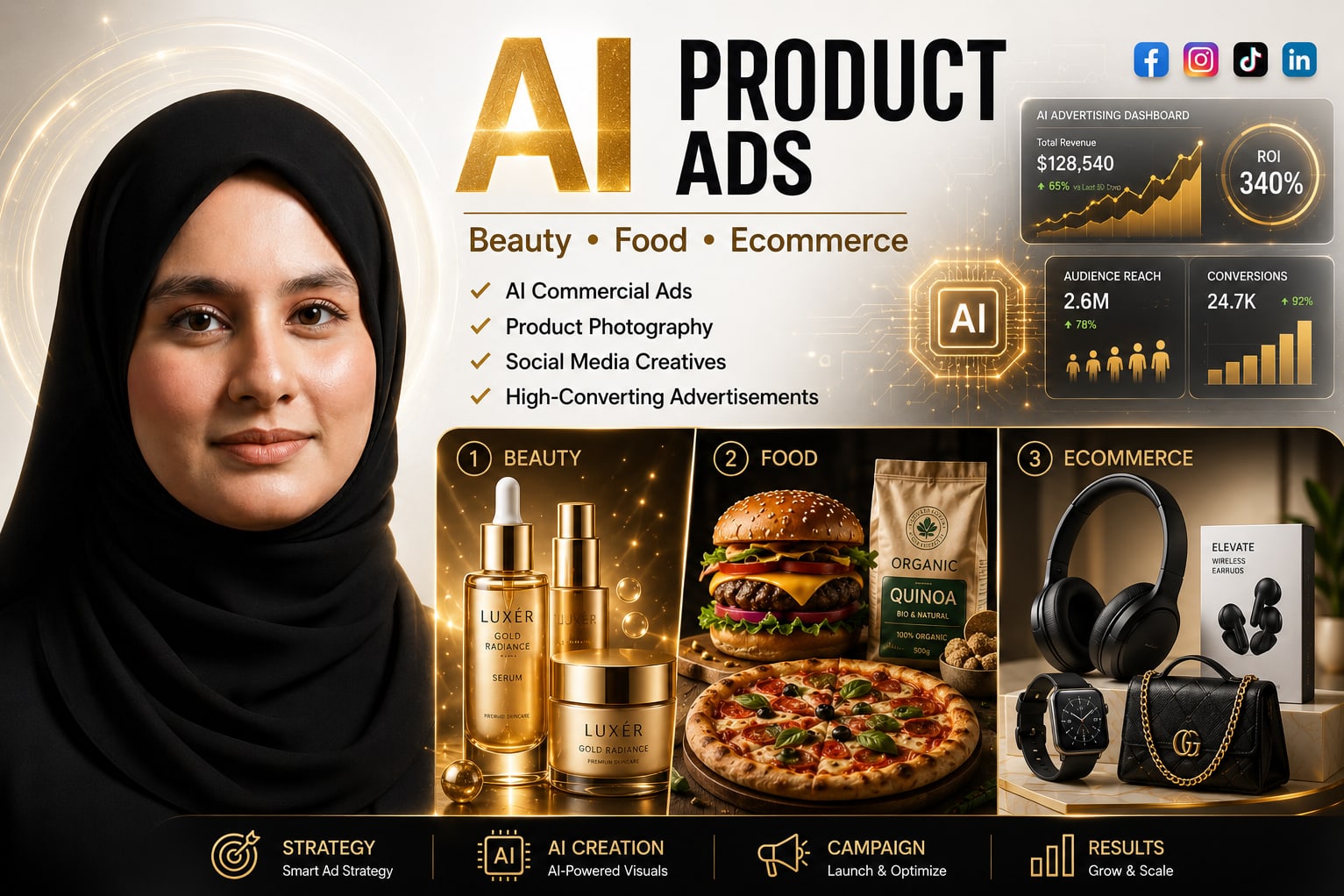 Portfolio for AI Product Advertisement Creation