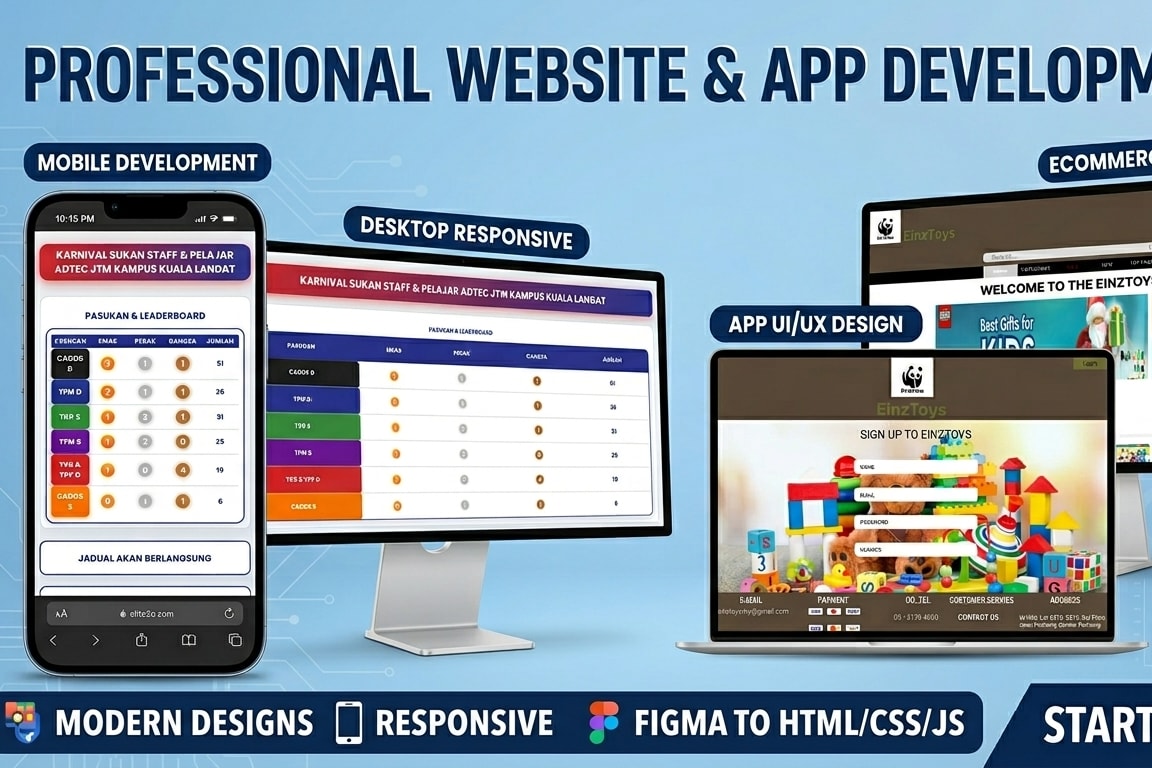 Portfolio for Professional Static Website Development