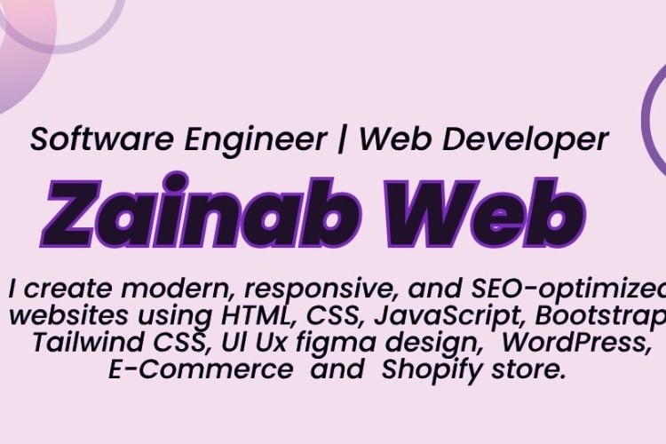 Portfolio for Web Development & Web Design