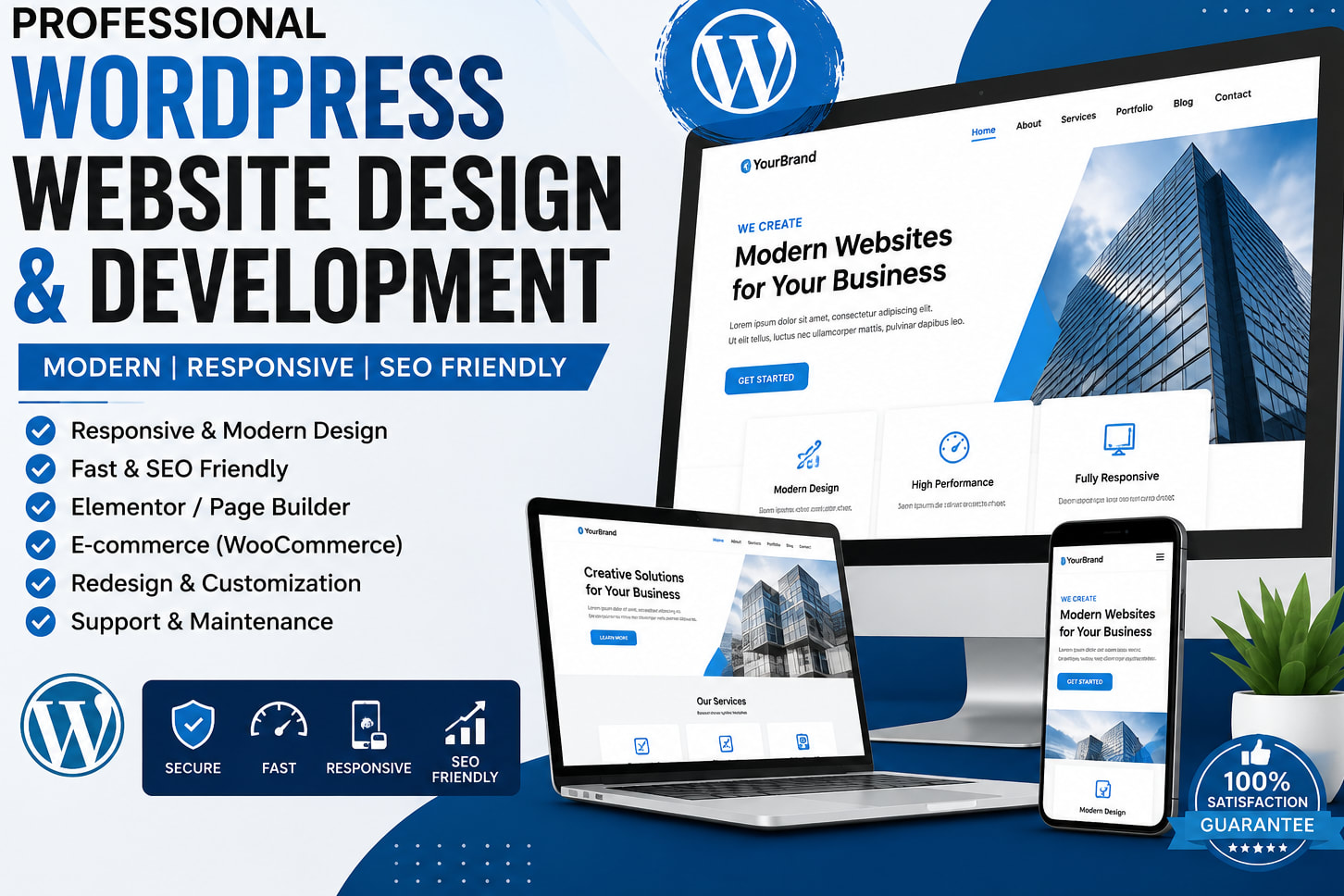 Portfolio for WordPress Website Design & Development |