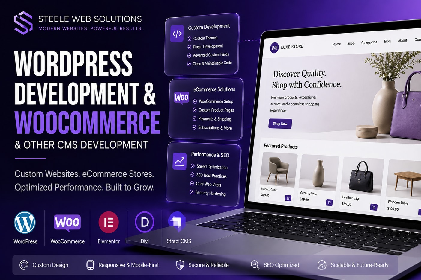 Portfolio for WordPress & E-Commerce Development