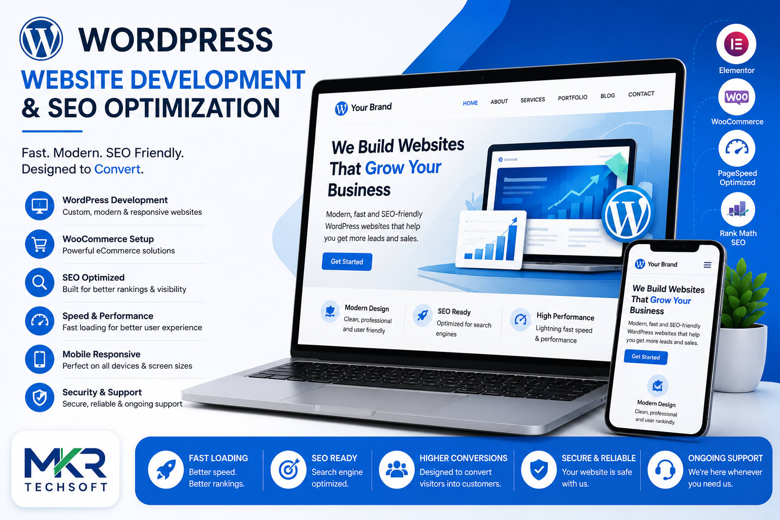 Portfolio for WordPress Website Development & SEO