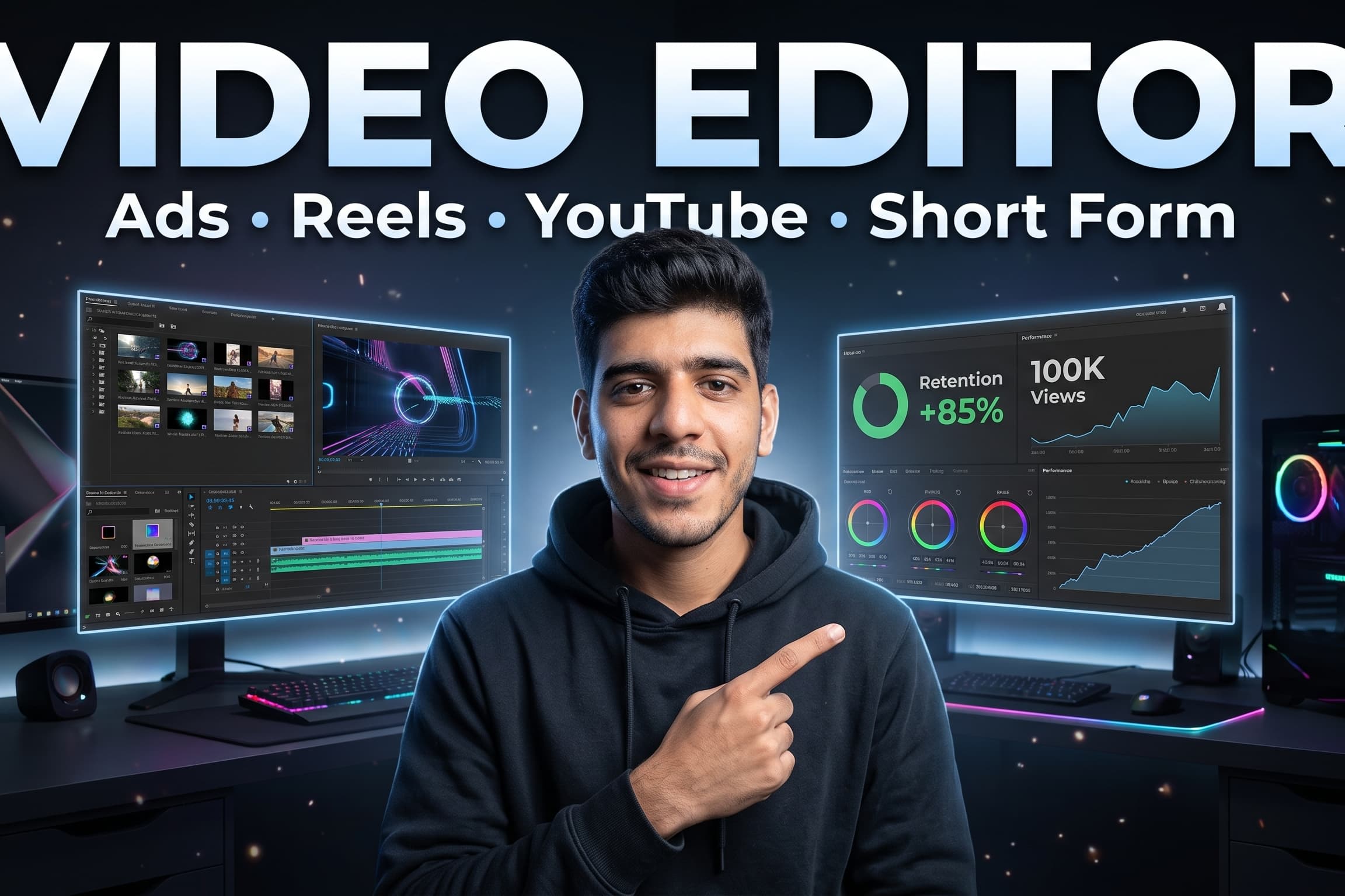 Portfolio for Video Editor | + Short Form + Long Form