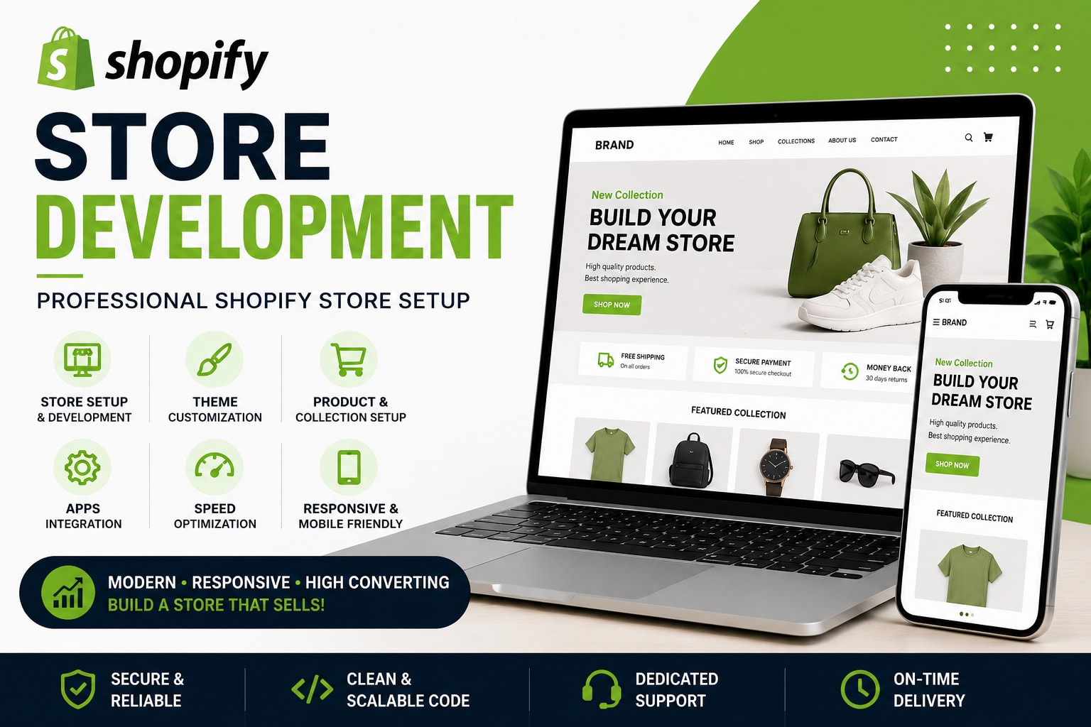 Portfolio for Shopify Store Development