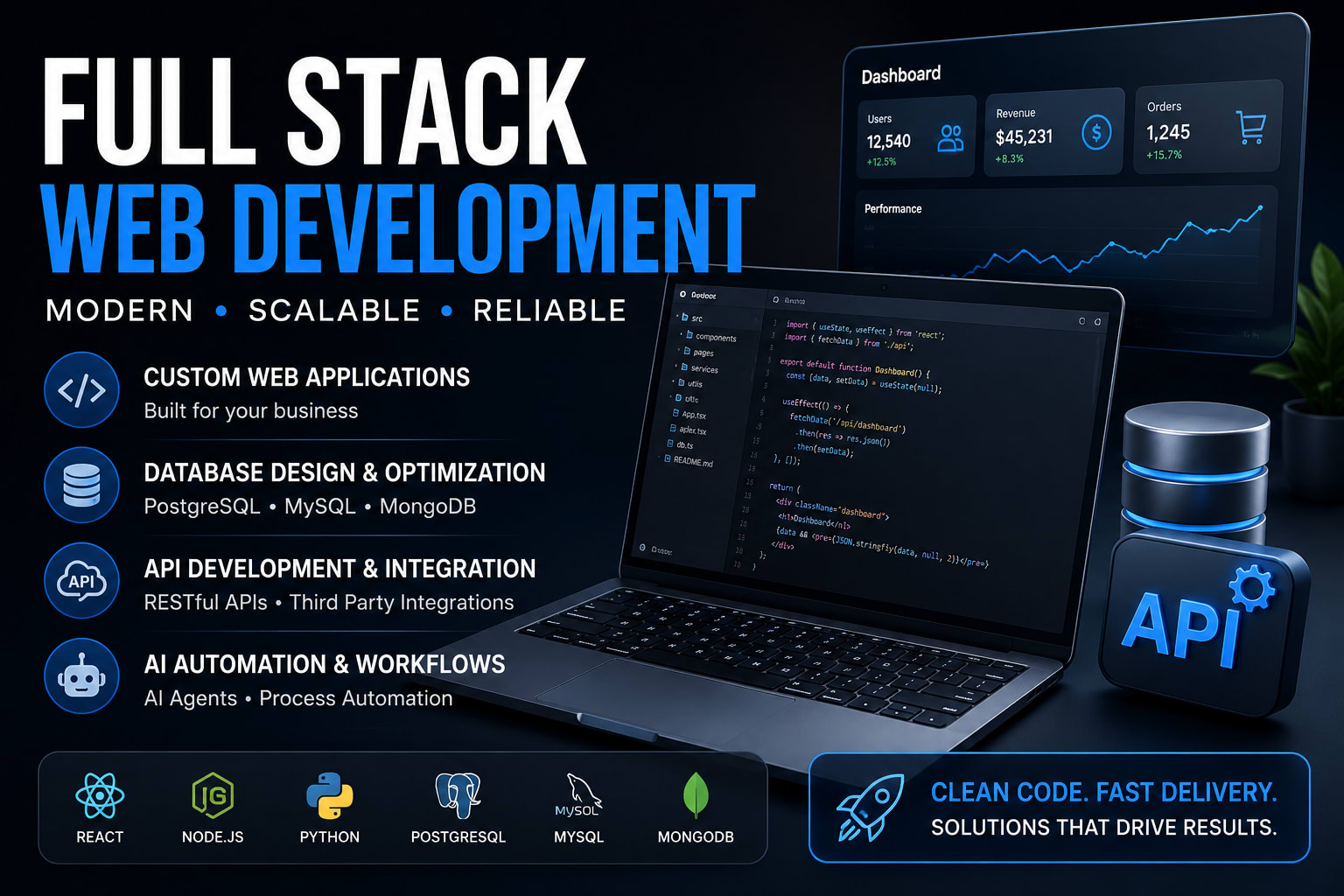 Portfolio for Custom API Development & Integration