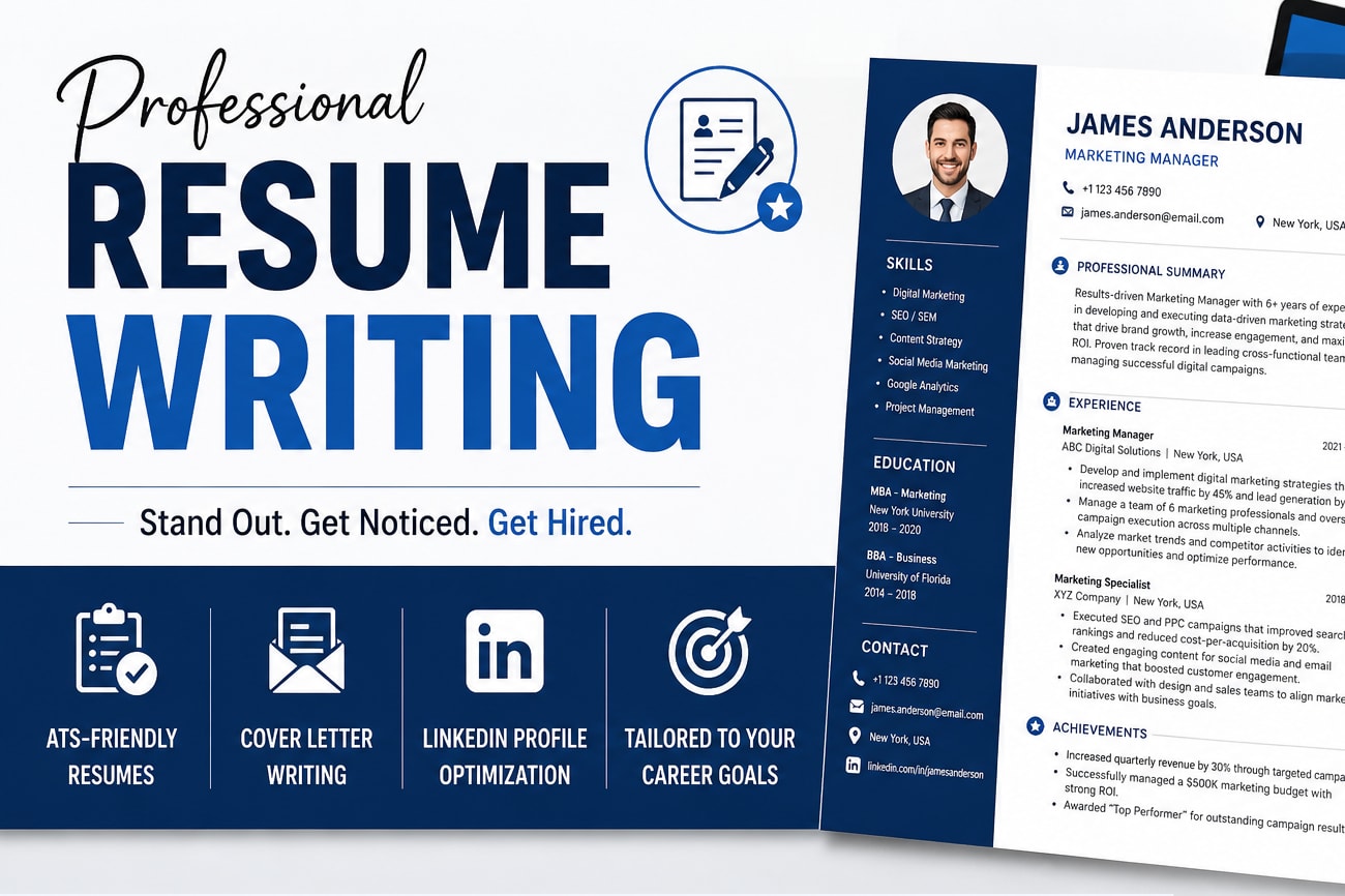 Portfolio for Resume writing