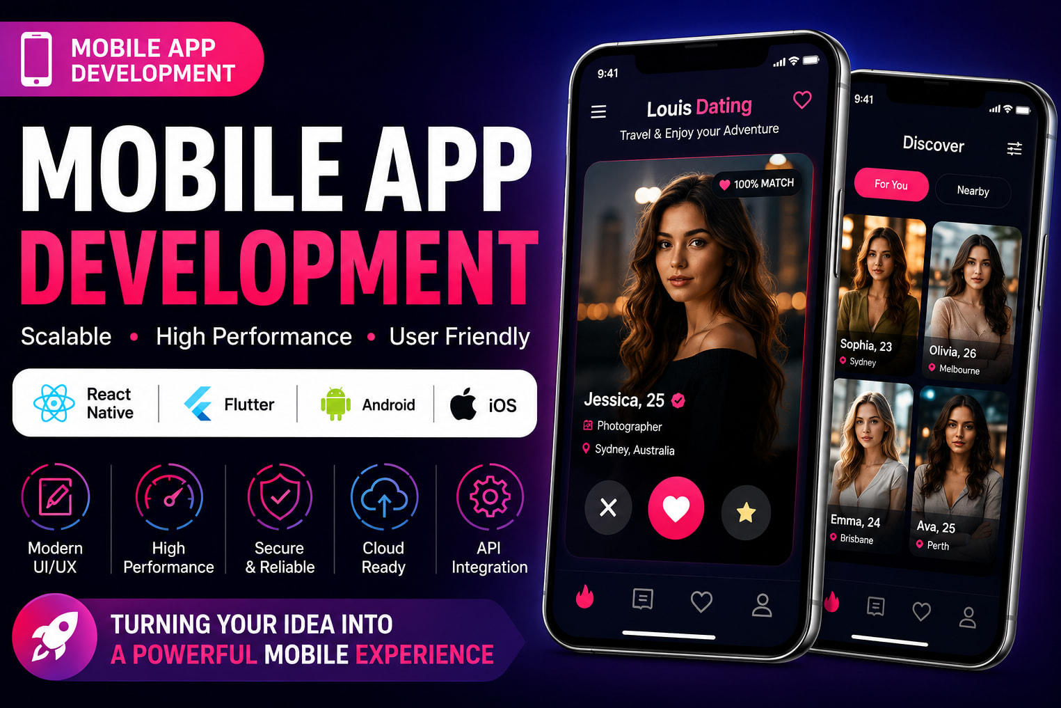 Portfolio for Mobile App Development