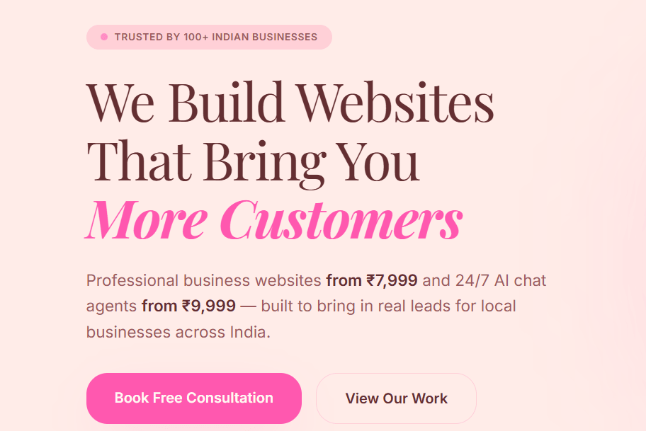 Portfolio for Professional Website Design & AI Automat