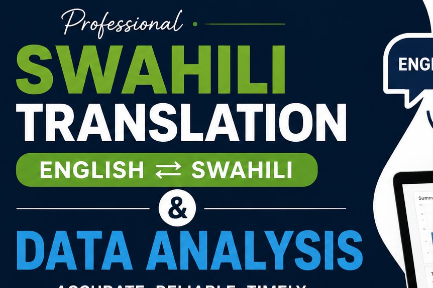 Portfolio for Swahili translation and data analysis