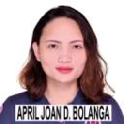 APRIL JOAN D. BOLANGA