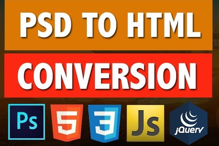 Portfolio for Convert PSD xd to HTML CSS Javascript