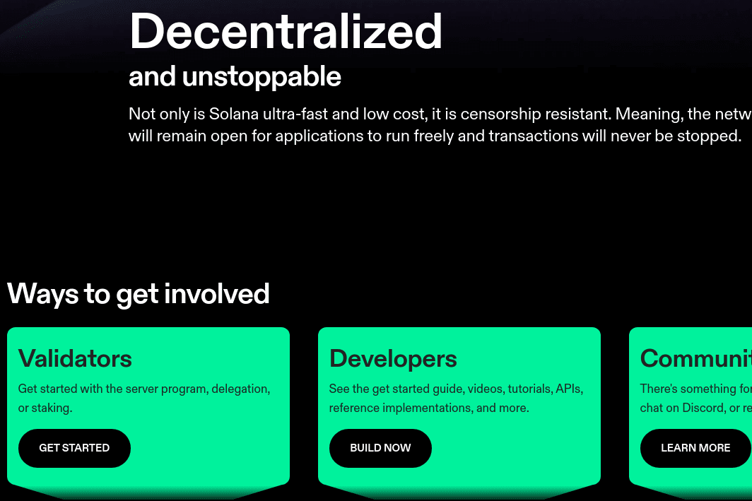Portfolio for Blockchain platform development