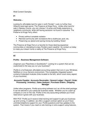 Web Content Samples.pdf