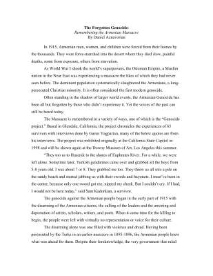 Article - The Forgotten Genocide.pdf