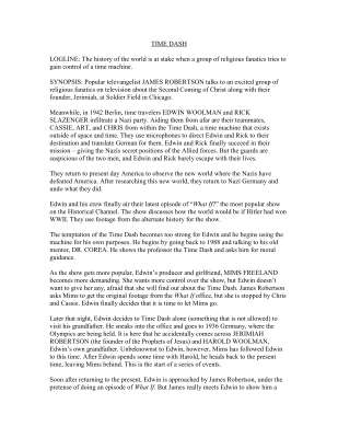 Script Coverage - Time Dash.pdf