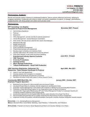 SONIA FFRENCH'S  RESUME  2017.pdf