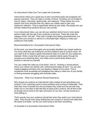 An Instructional Video Can Turn Leads Into Customers.pdf