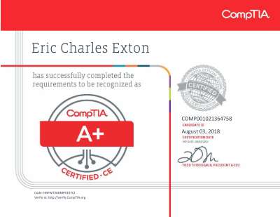 CompTIA A+ ce certificate.pdf
