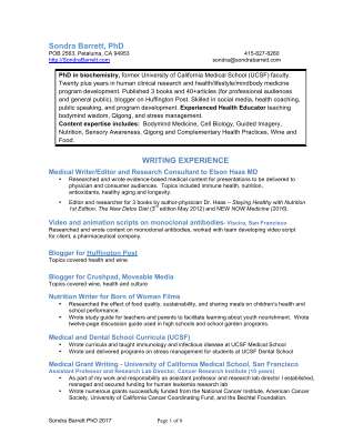 Sondra Barrett *December 2017 Resume .pdf