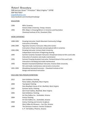 RICHARD ART RESUME.pdf