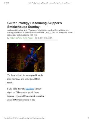 Guitar Prodigy Headlining Skipper's Smokehouse Sunday - New Tampa, FL Patch.pdf
