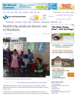 Health trip sends eye doctor, son to Honduras Schererville News.pdf